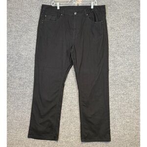 Buffalo David Bitton Jeans Mens 40x30 Black Sam-X Slim Straight Stretch